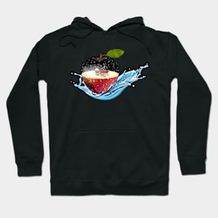 Transparent Apple Artwork Hoodie